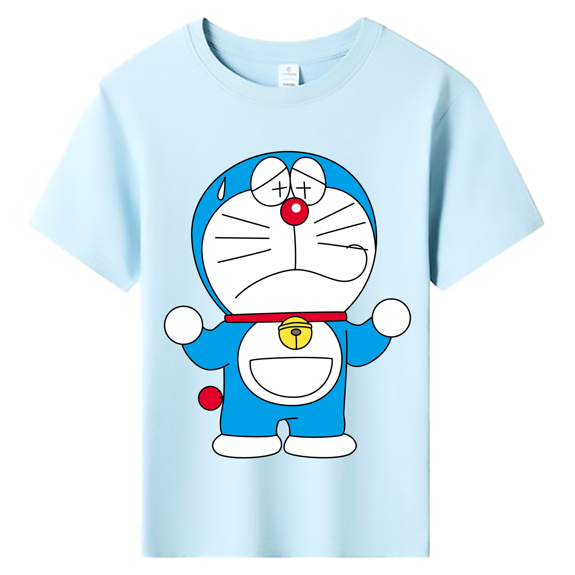 （画像用） ドラえもん Doraemon 綿100％キッズTシャツ（フロントプリント）